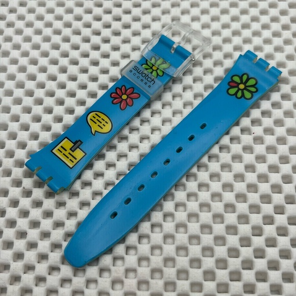 Swatch Accessories - Swatch Watch Band - SKK125 - BLUE ICON (Band only)